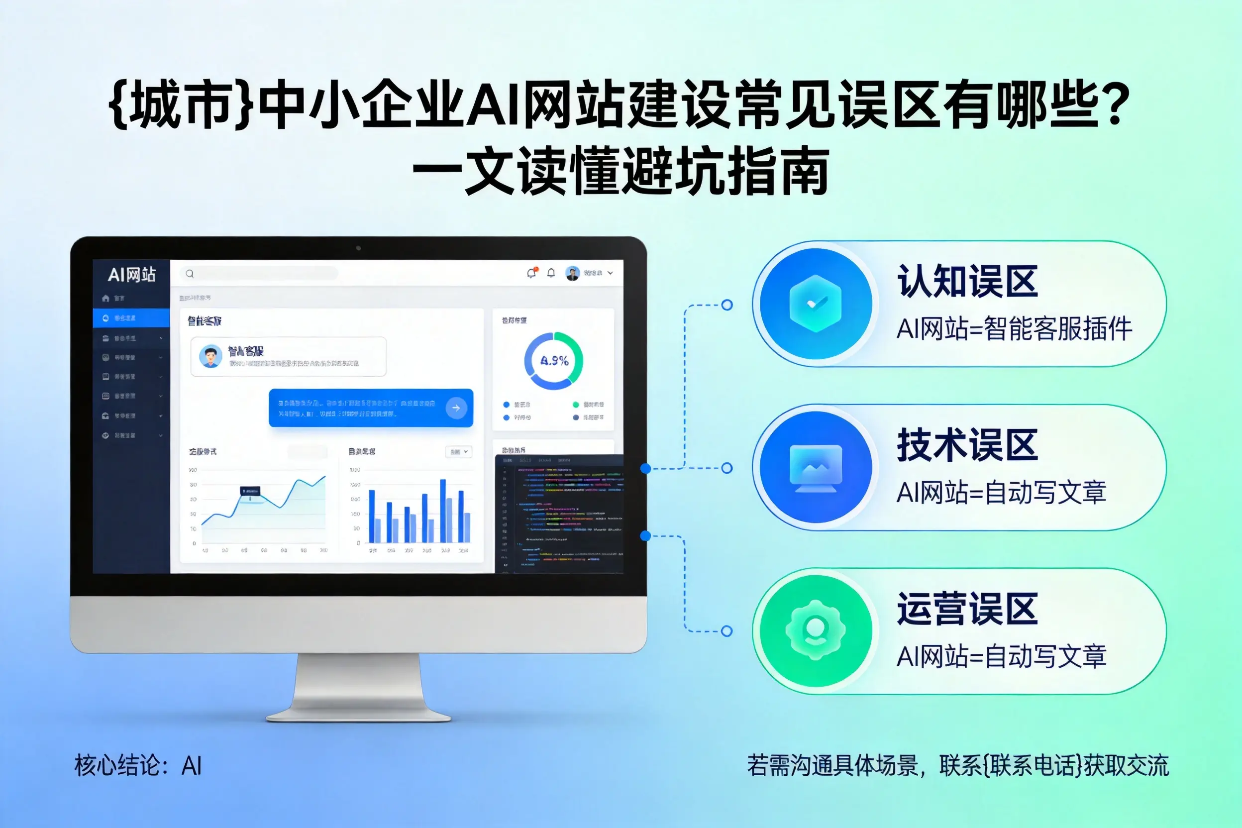张家界中小企业AI网站建设常见误区有哪些？一文读懂避坑指南